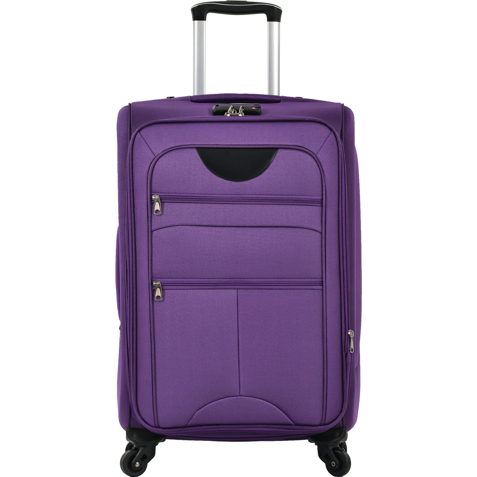 3-Piece Lightweight Expandable Softside Spinner Luggage Set