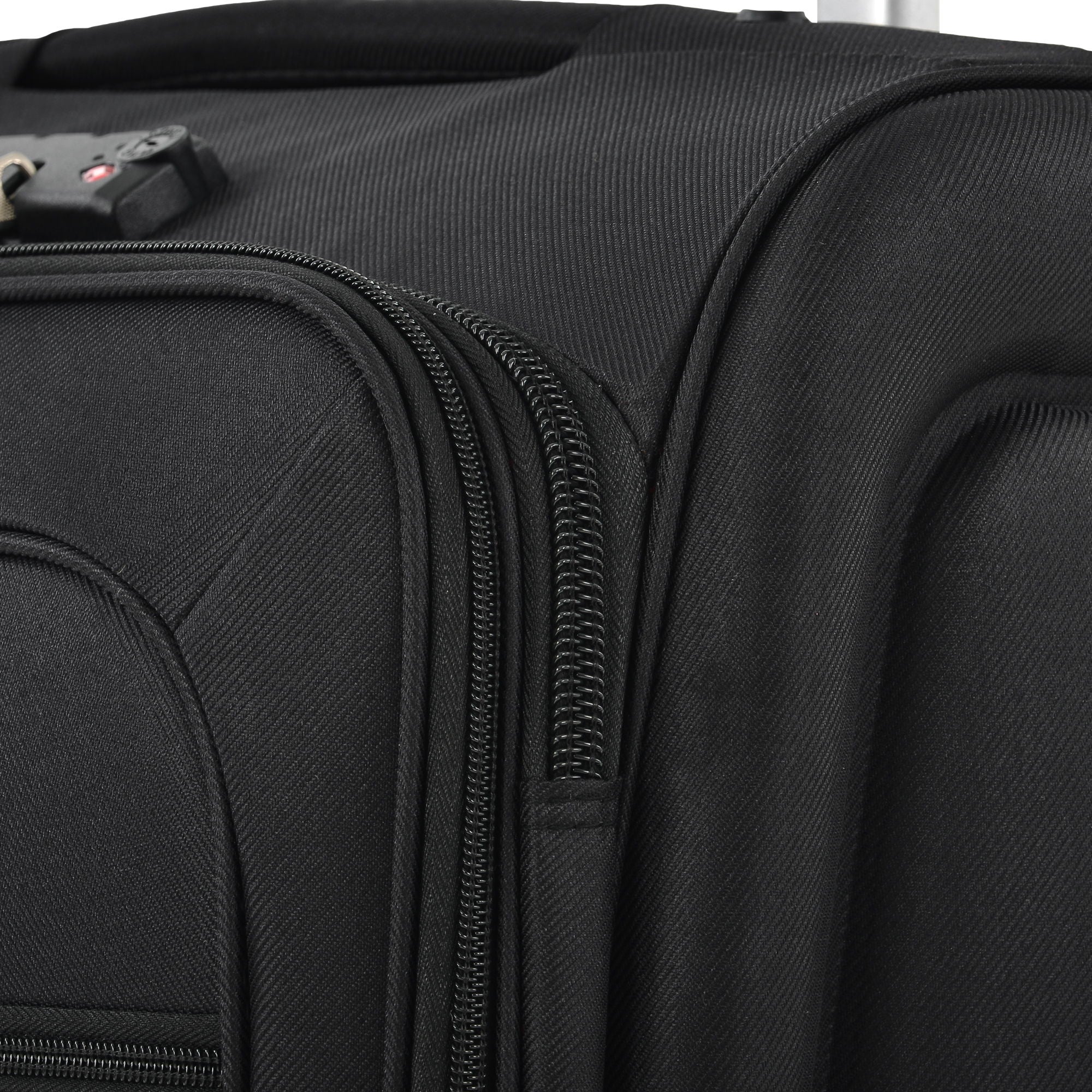3-Piece Lightweight Expandable Softside Spinner Luggage Set