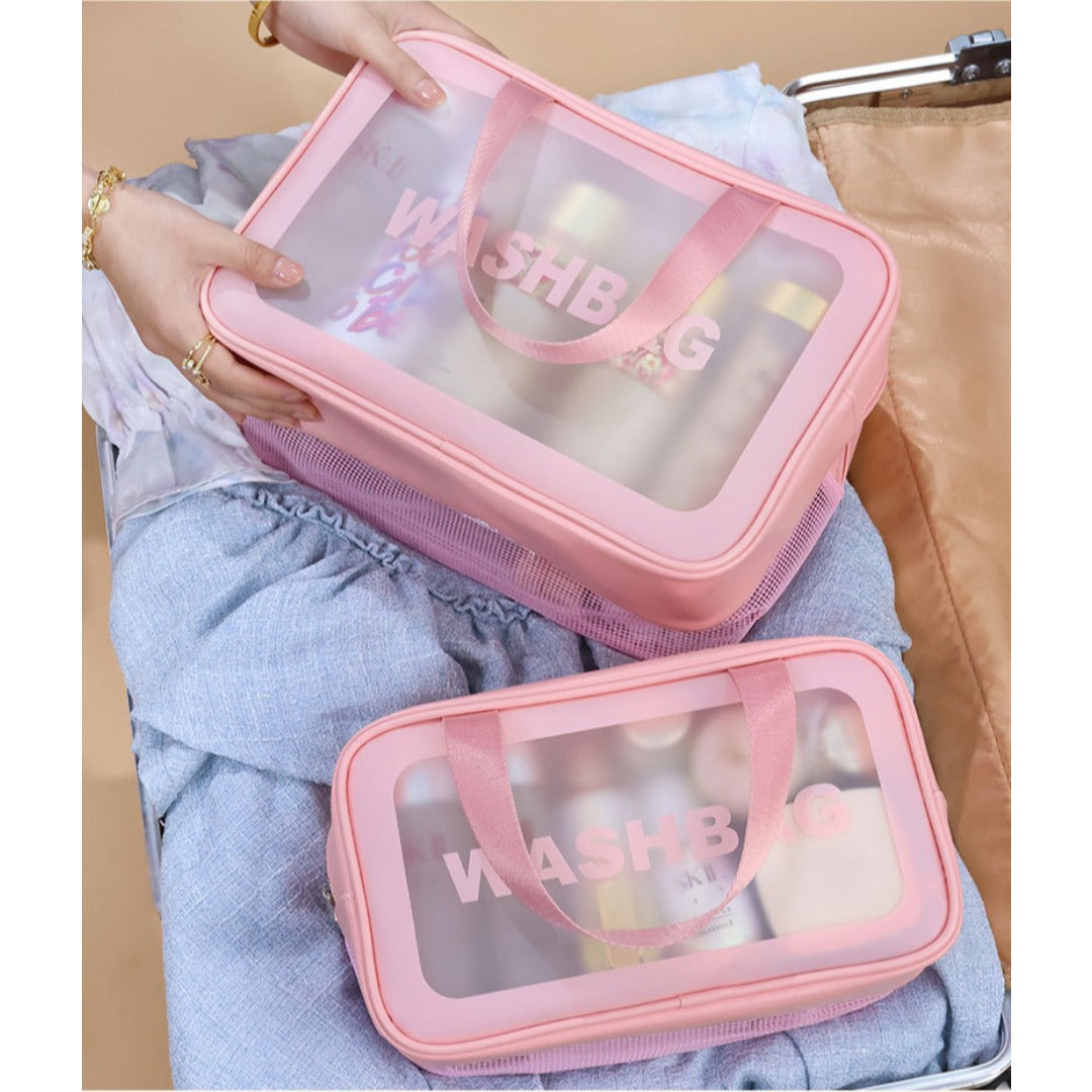 Dry & Wet Separation PVC Transparent Beach Bag
