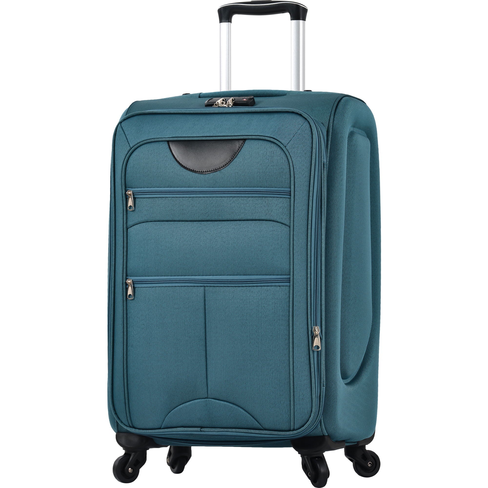 3-Piece Lightweight Expandable Softside Spinner Luggage Set