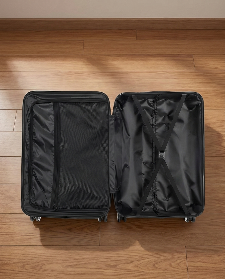 3-Piece Hardshell Spinner Luggage Set with TSA Lock