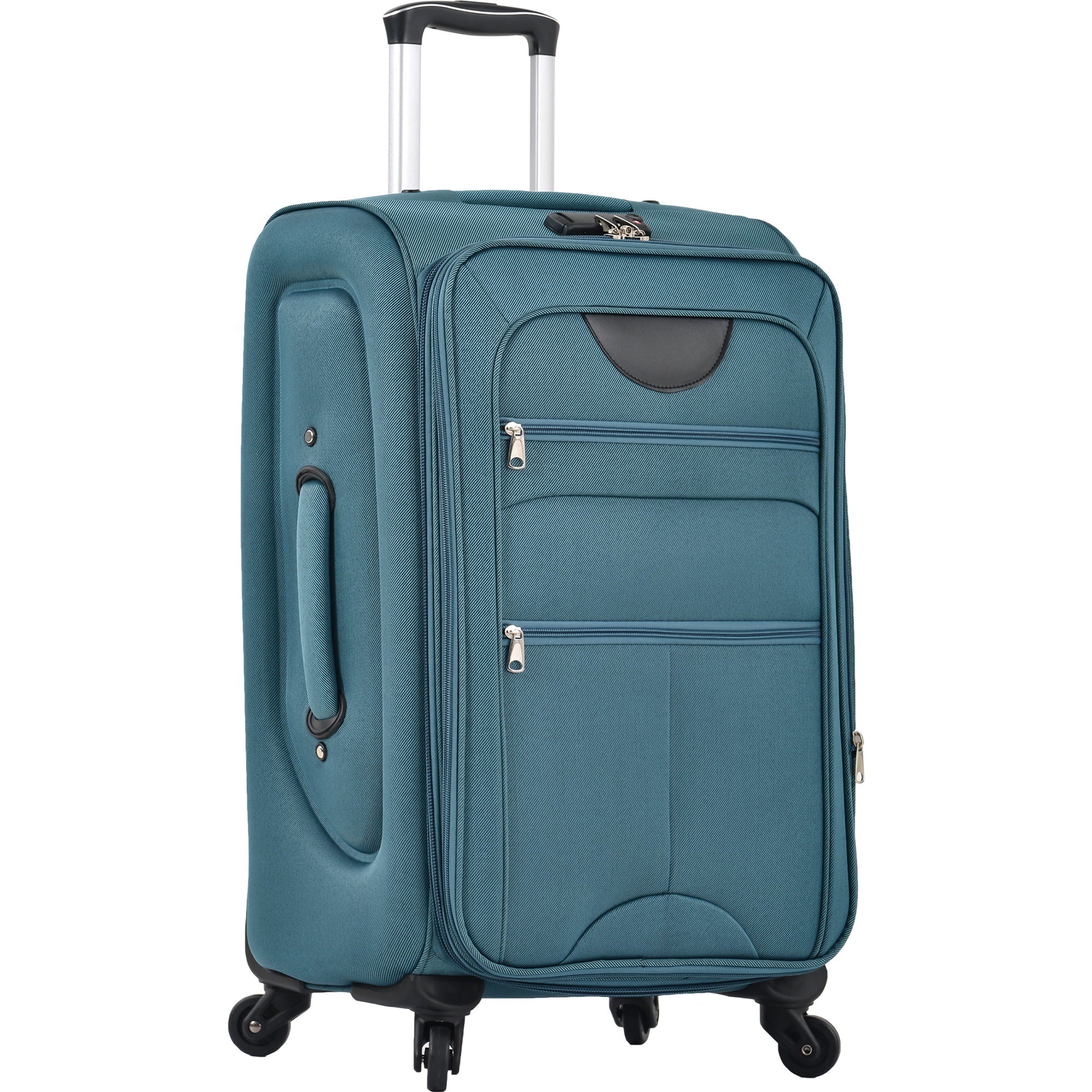 3-Piece Lightweight Expandable Softside Spinner Luggage Set