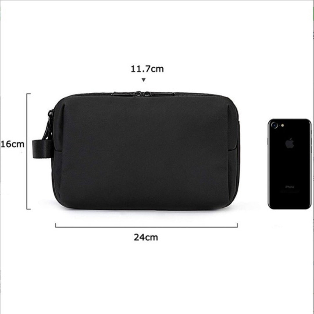 Unisex Waterproof Toiletry Bag with Compartments