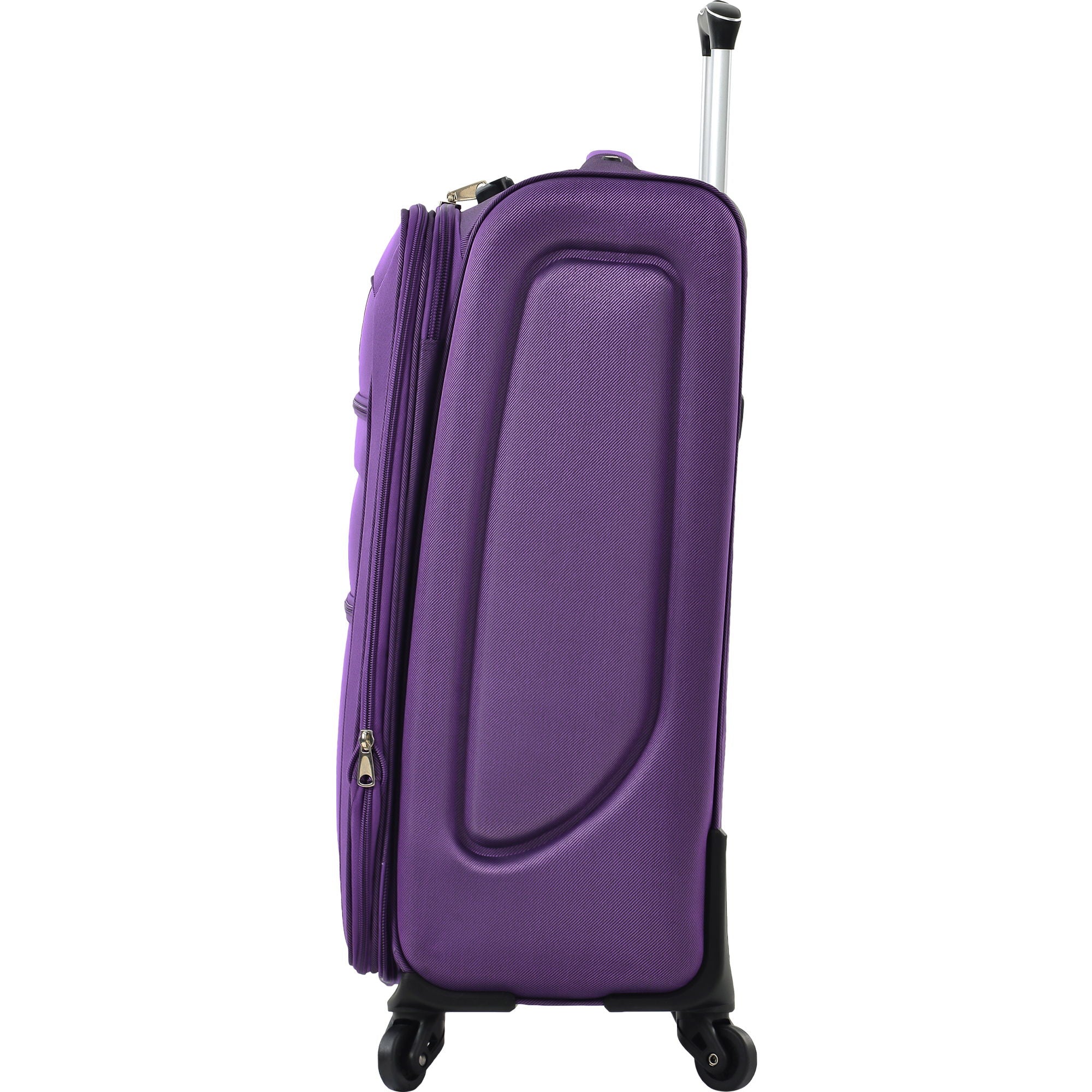 3-Piece Lightweight Expandable Softside Spinner Luggage Set