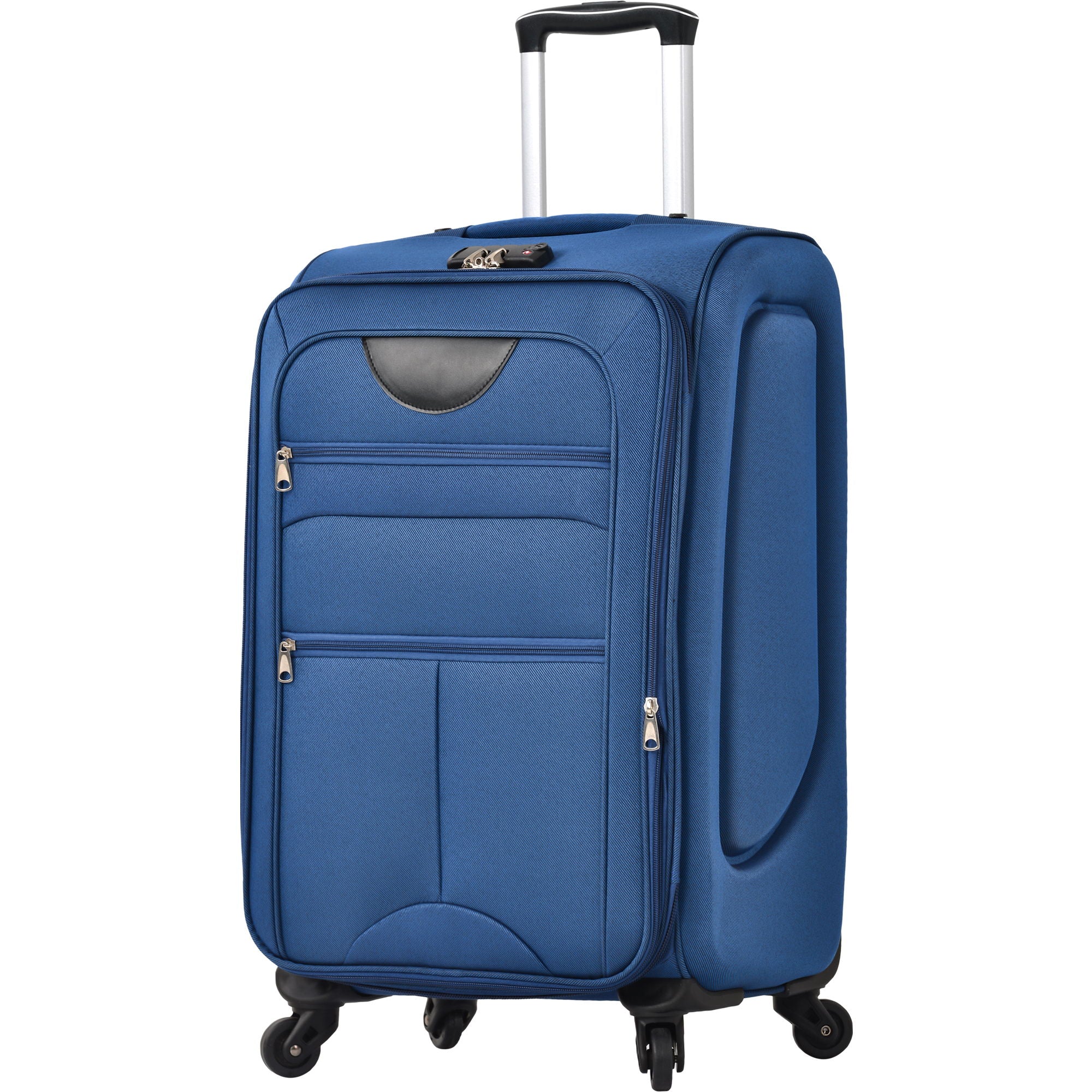 3-Piece Lightweight Expandable Softside Spinner Luggage Set