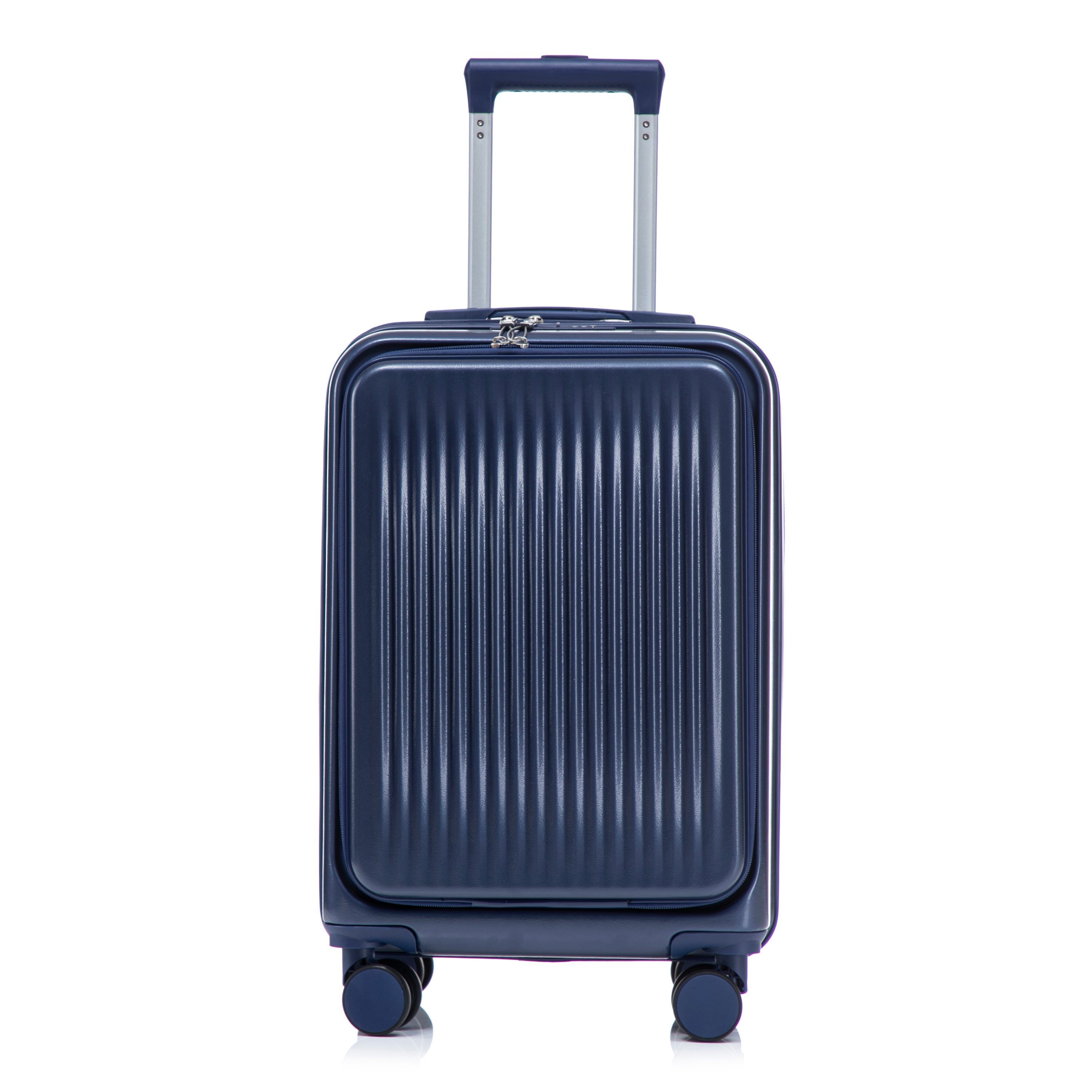 ABS Spinner Luggage Set with Combination Lock - Navy