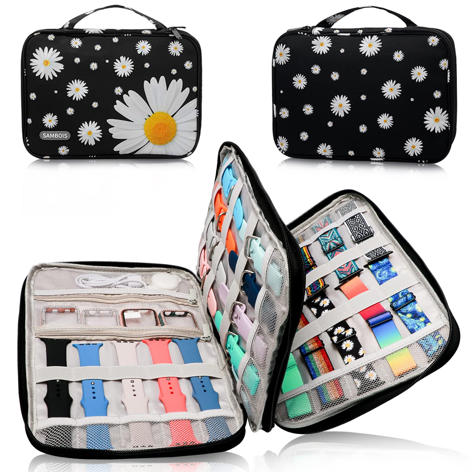 Sambois Apple Watch Band Organizer Case – Daisy