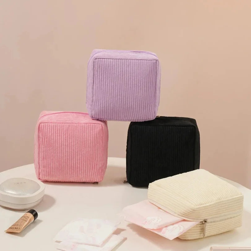 Multifunctional Mini Sanitary Napkin & Makeup Organizer Pouch