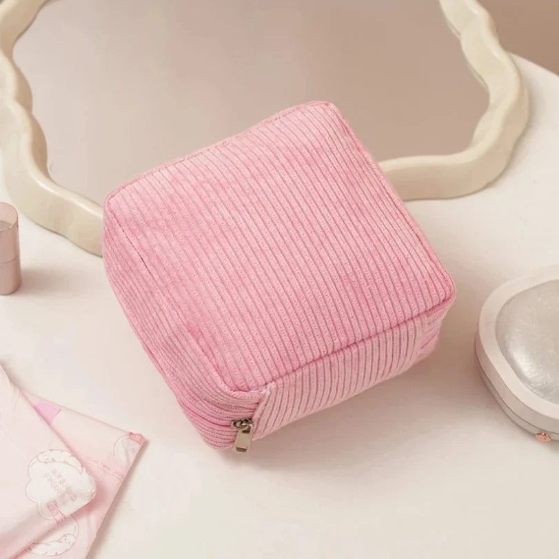 Multifunctional Mini Sanitary Napkin & Makeup Organizer Pouch