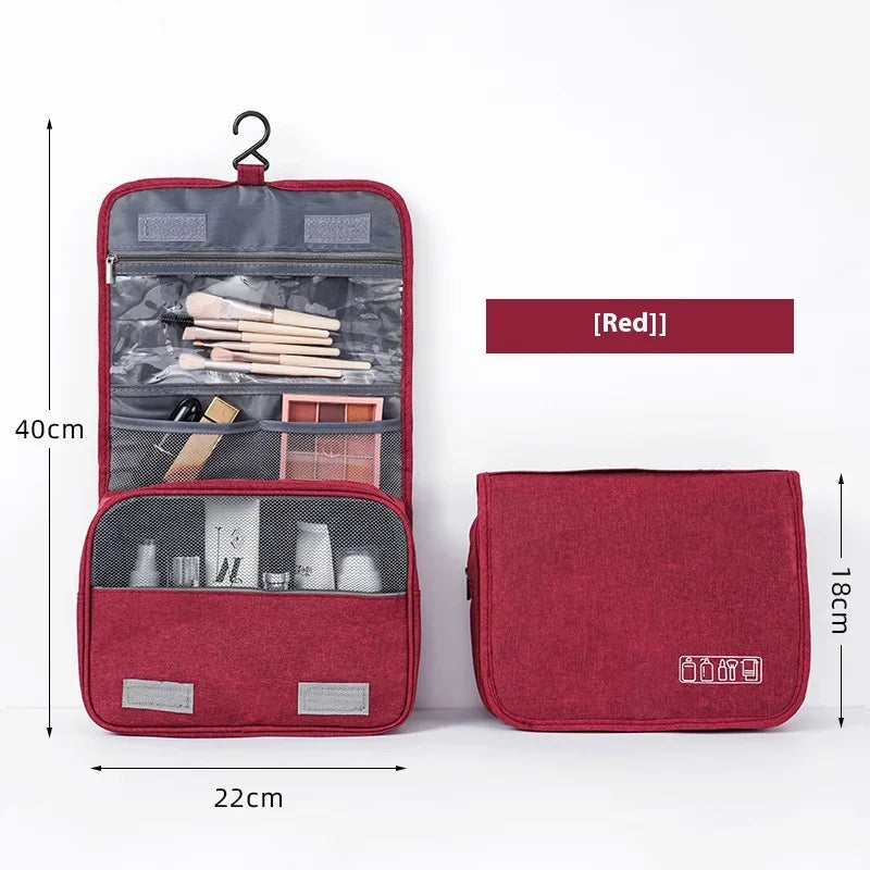 Foldable Hanging Toiletry & Makeup Organizer