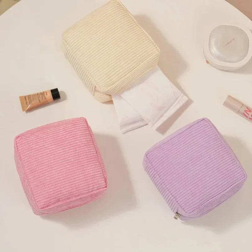 Multifunctional Mini Sanitary Napkin & Makeup Organizer Pouch