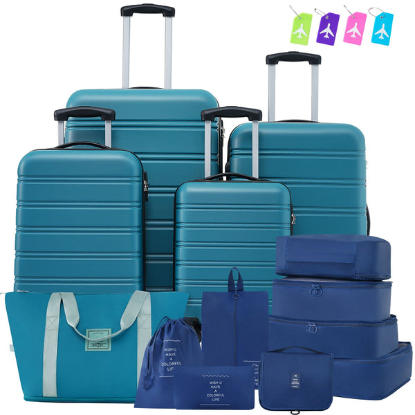 4-Piece Hardshell Luggage Set with Bag & TSA Lock