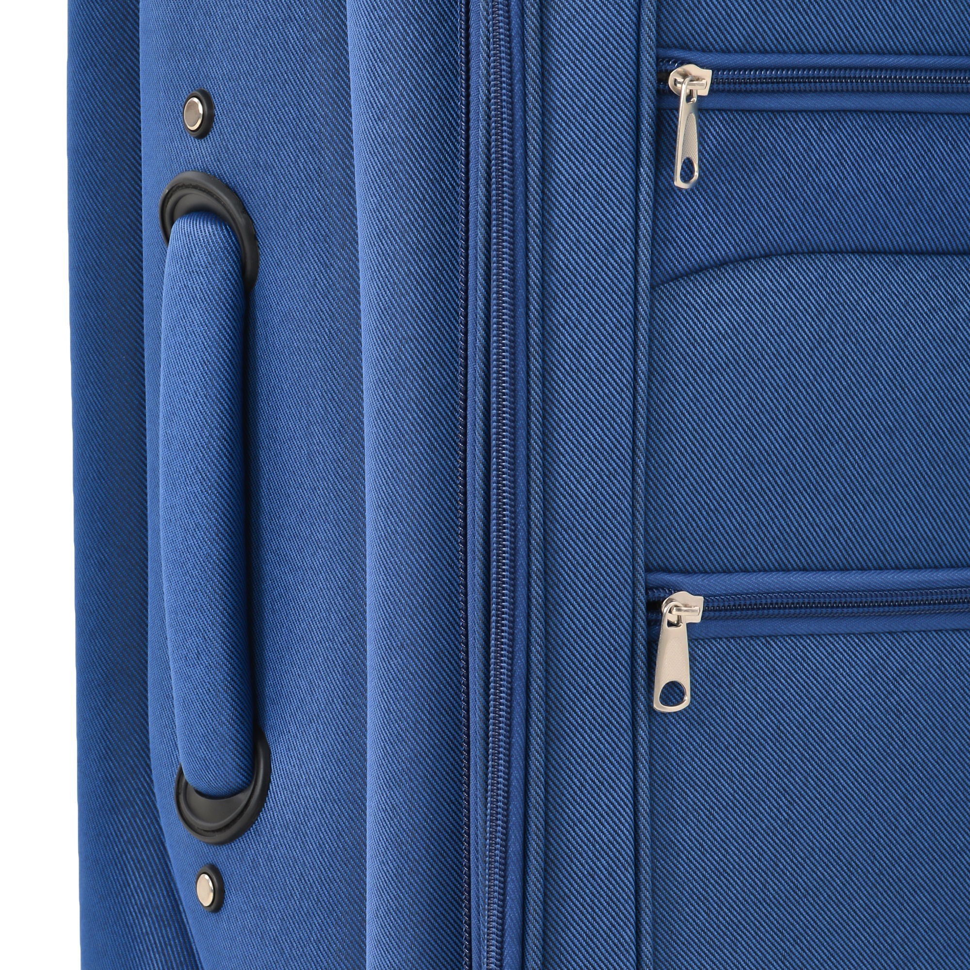 3-Piece Lightweight Expandable Softside Spinner Luggage Set