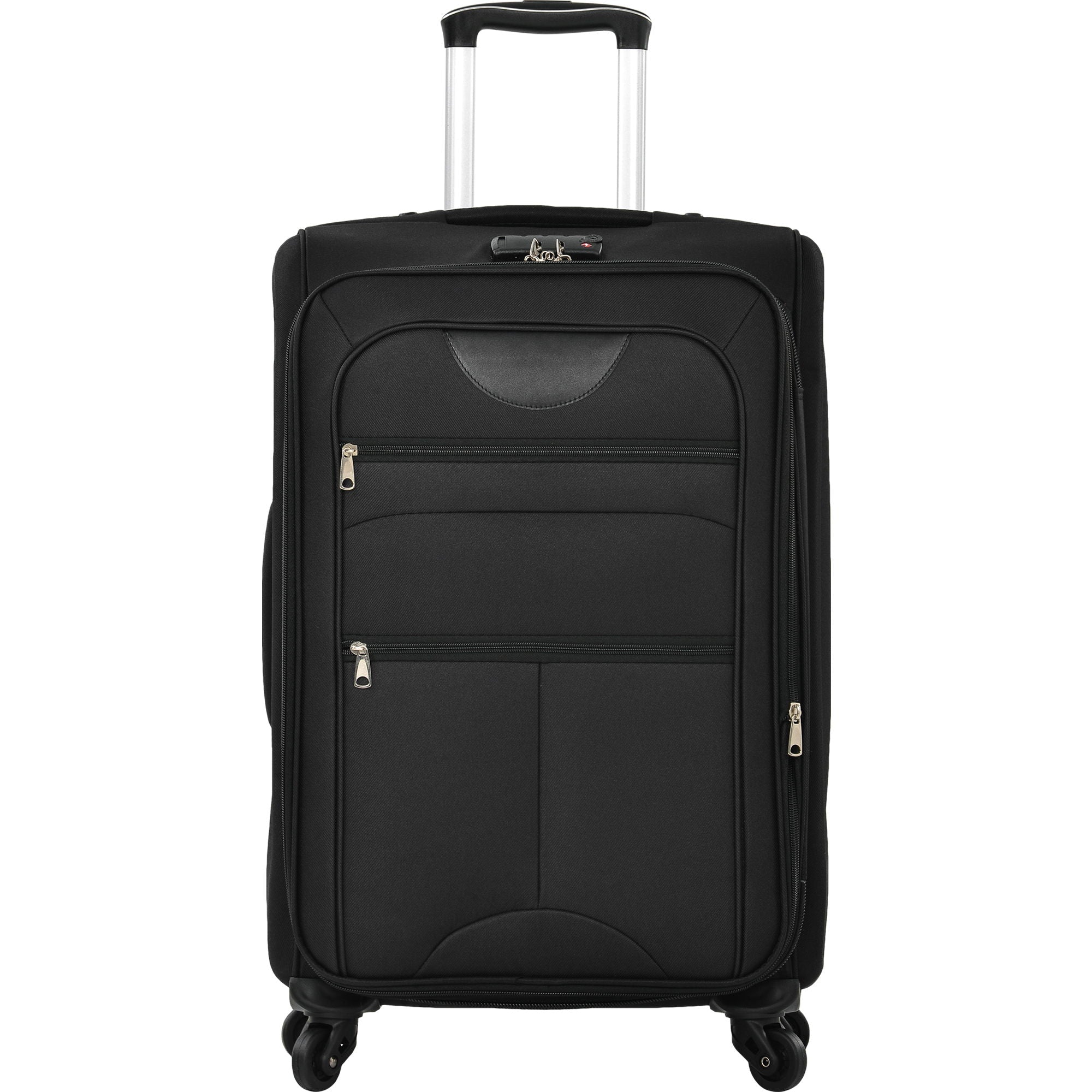 3-Piece Lightweight Expandable Softside Spinner Luggage Set