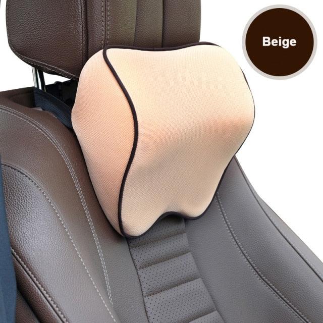 Memory Foam Car Seat Headrest & Neck Support Pillow