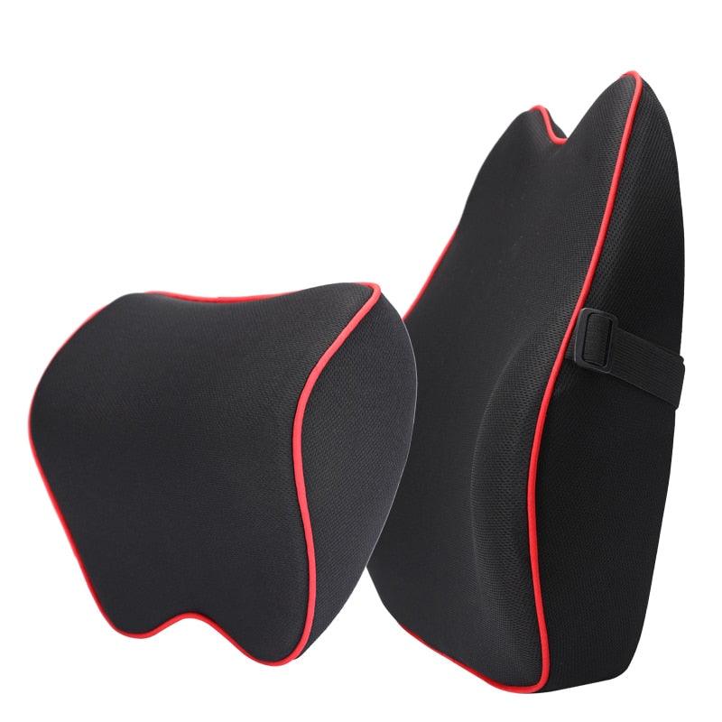 Memory Foam Car Seat Headrest & Neck Support Pillow