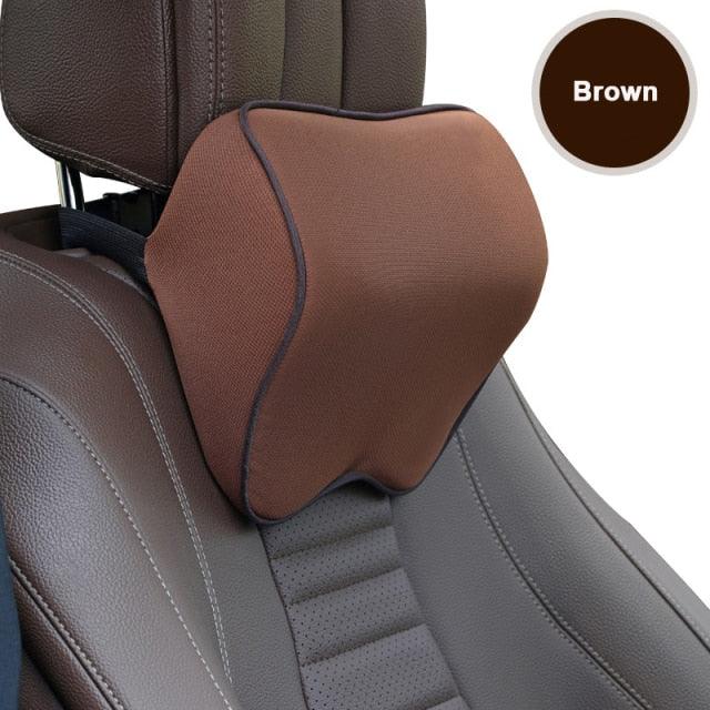 Memory Foam Car Seat Headrest & Neck Support Pillow
