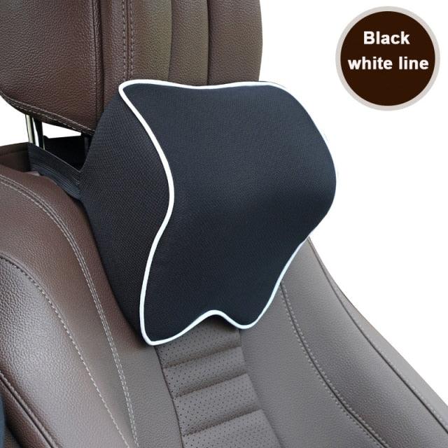 Memory Foam Car Seat Headrest & Neck Support Pillow
