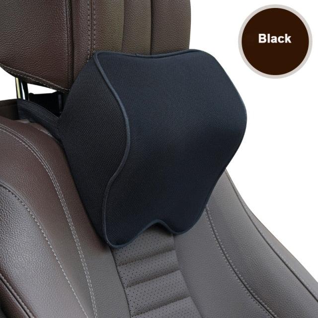 Memory Foam Car Seat Headrest & Neck Support Pillow
