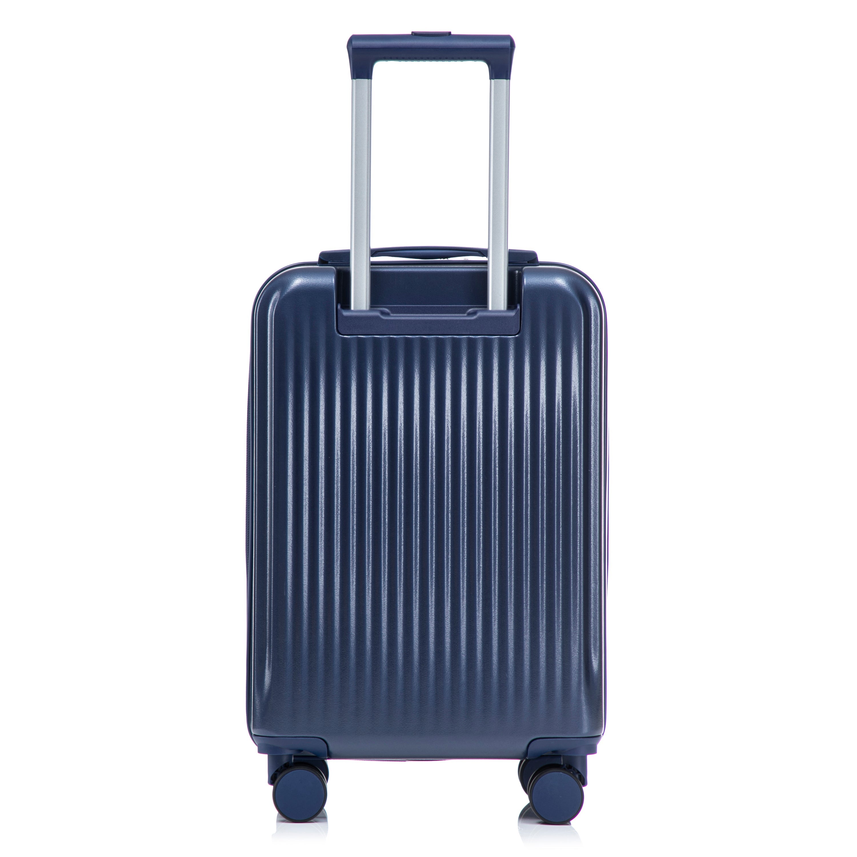ABS Spinner Luggage Set with Combination Lock - Navy