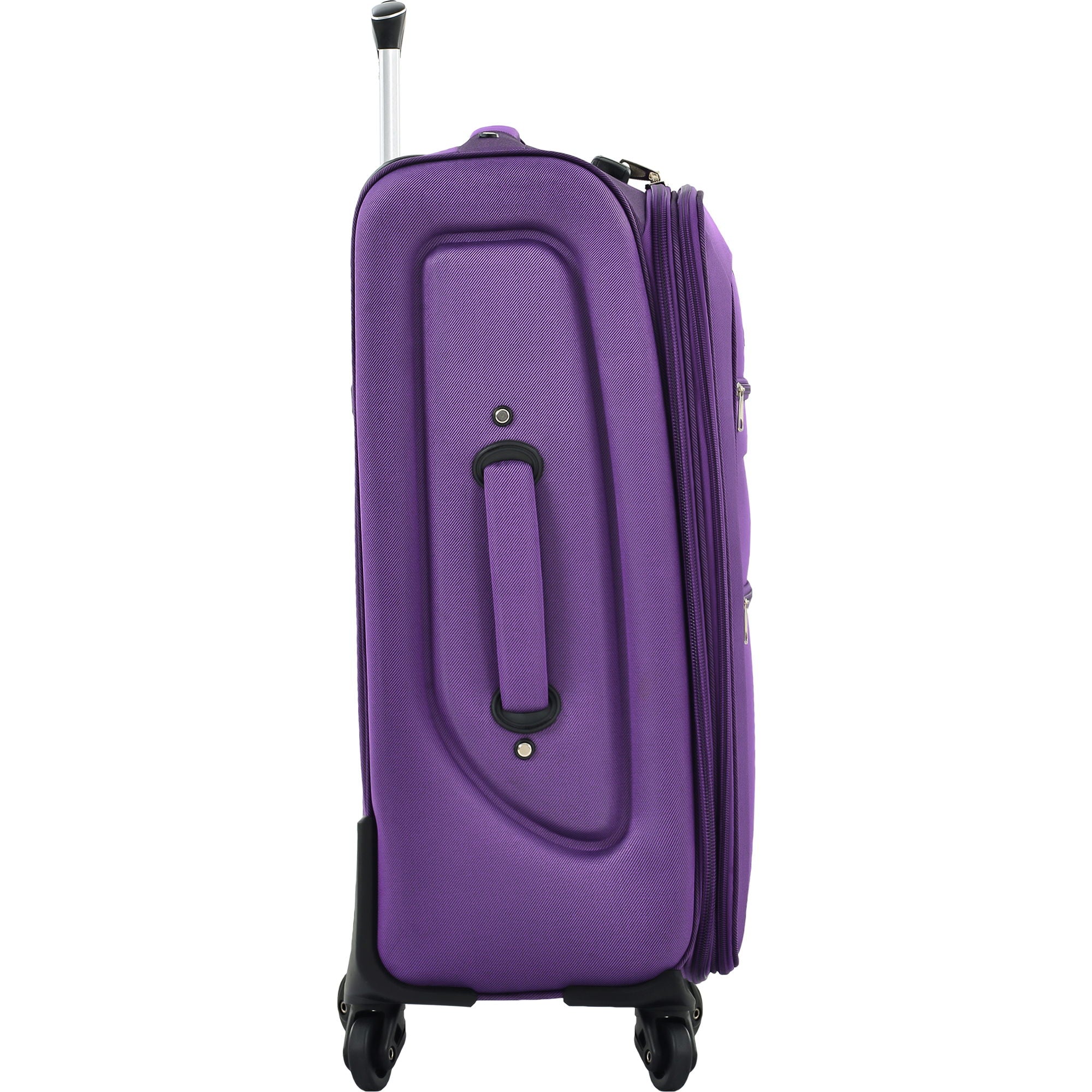 3-Piece Lightweight Expandable Softside Spinner Luggage Set