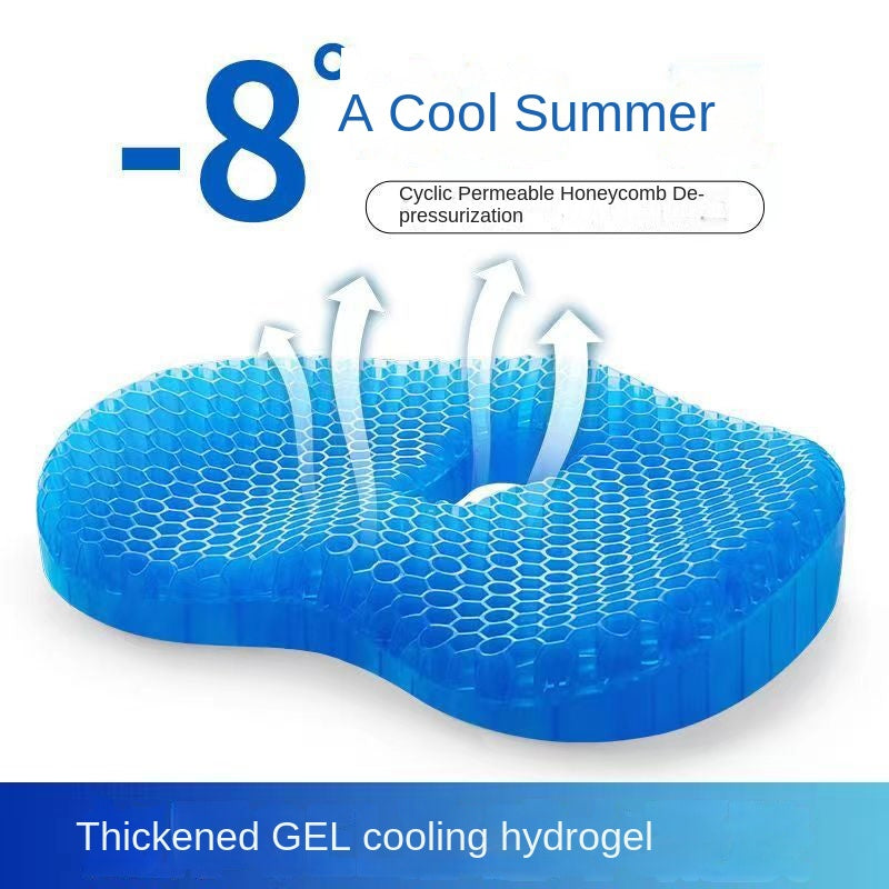 Honeycomb Gel Seat Cushion – Cooling Silicone Pad