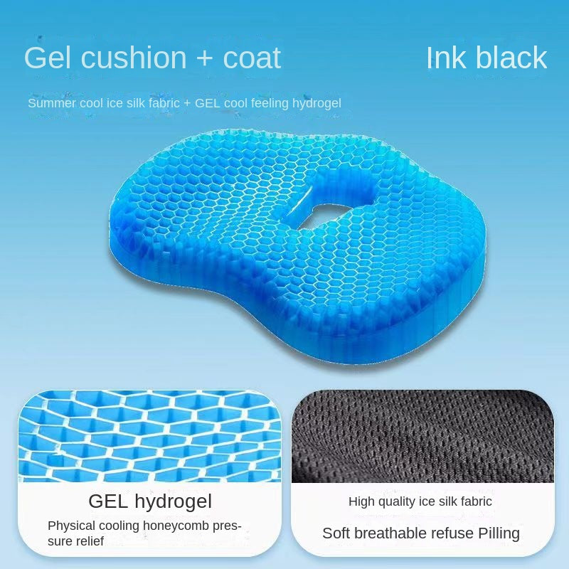Honeycomb Gel Seat Cushion – Cooling Silicone Pad