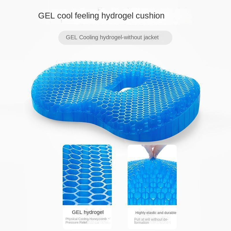 Honeycomb Gel Seat Cushion – Cooling Silicone Pad