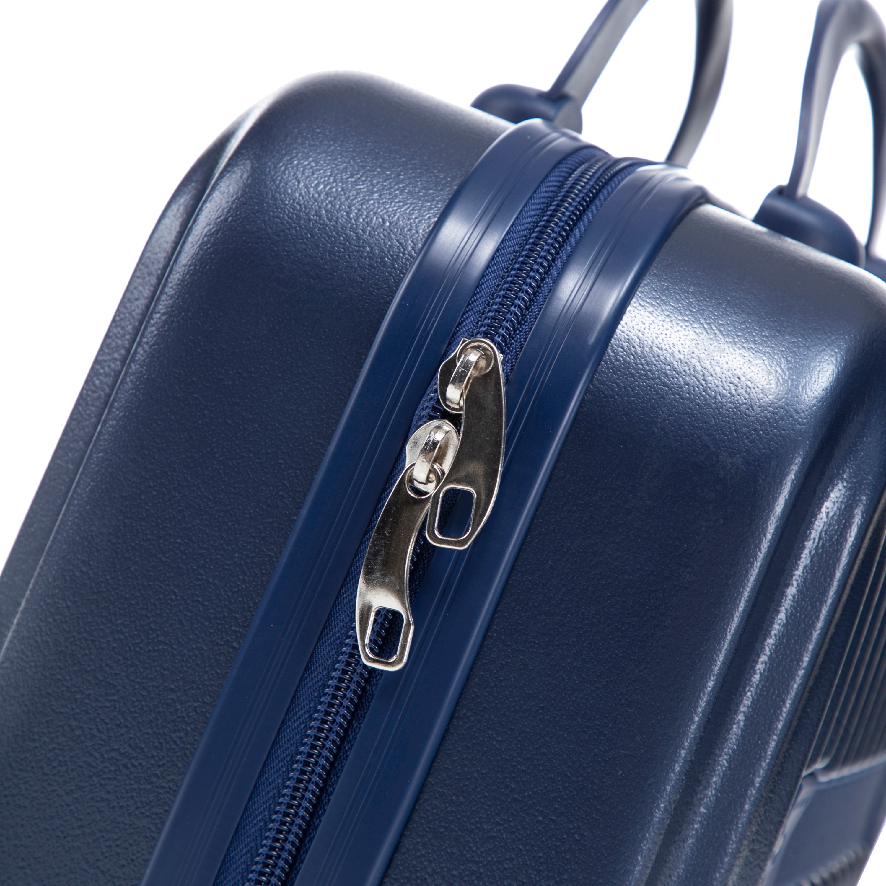 ABS Spinner Luggage Set with Combination Lock - Navy