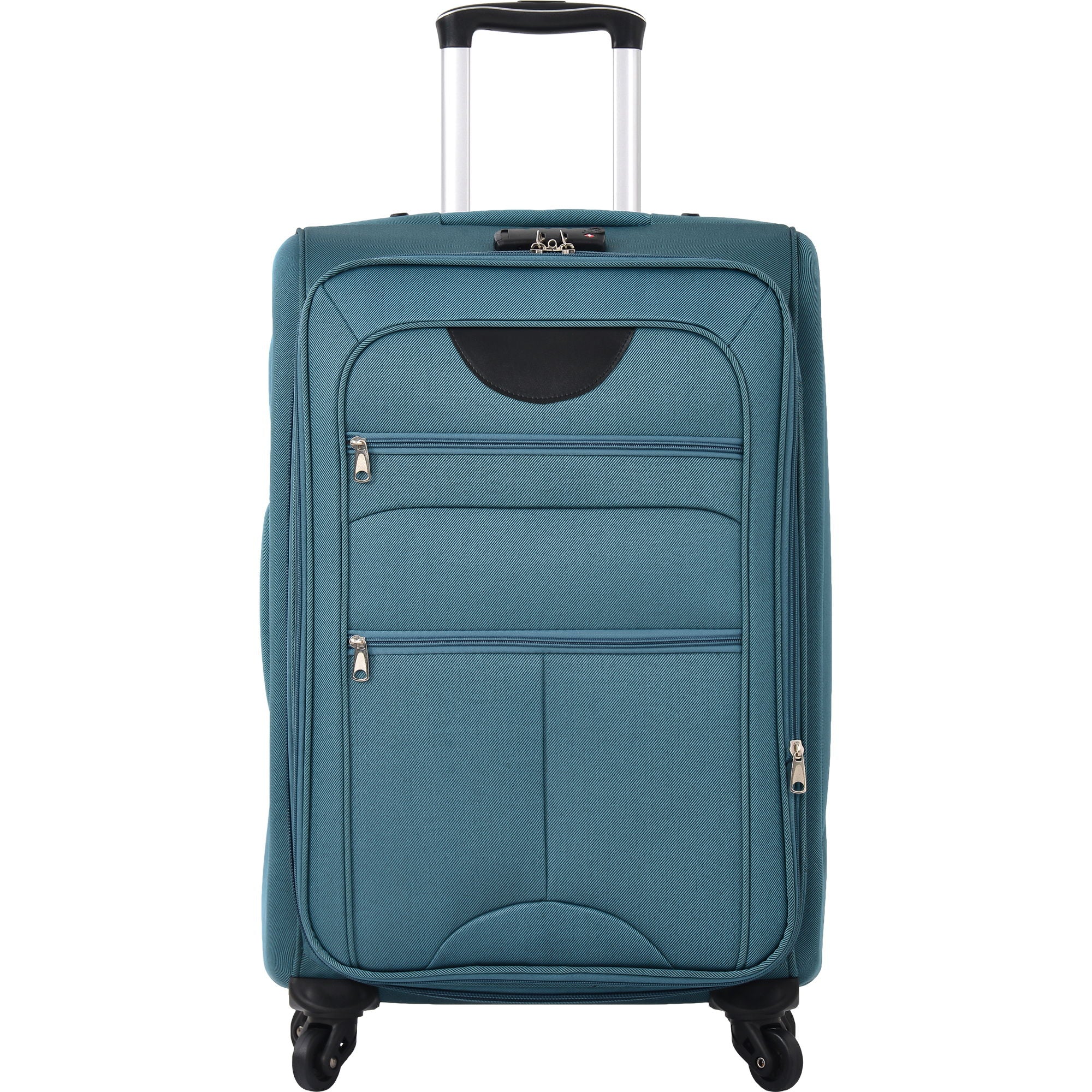 3-Piece Lightweight Expandable Softside Spinner Luggage Set