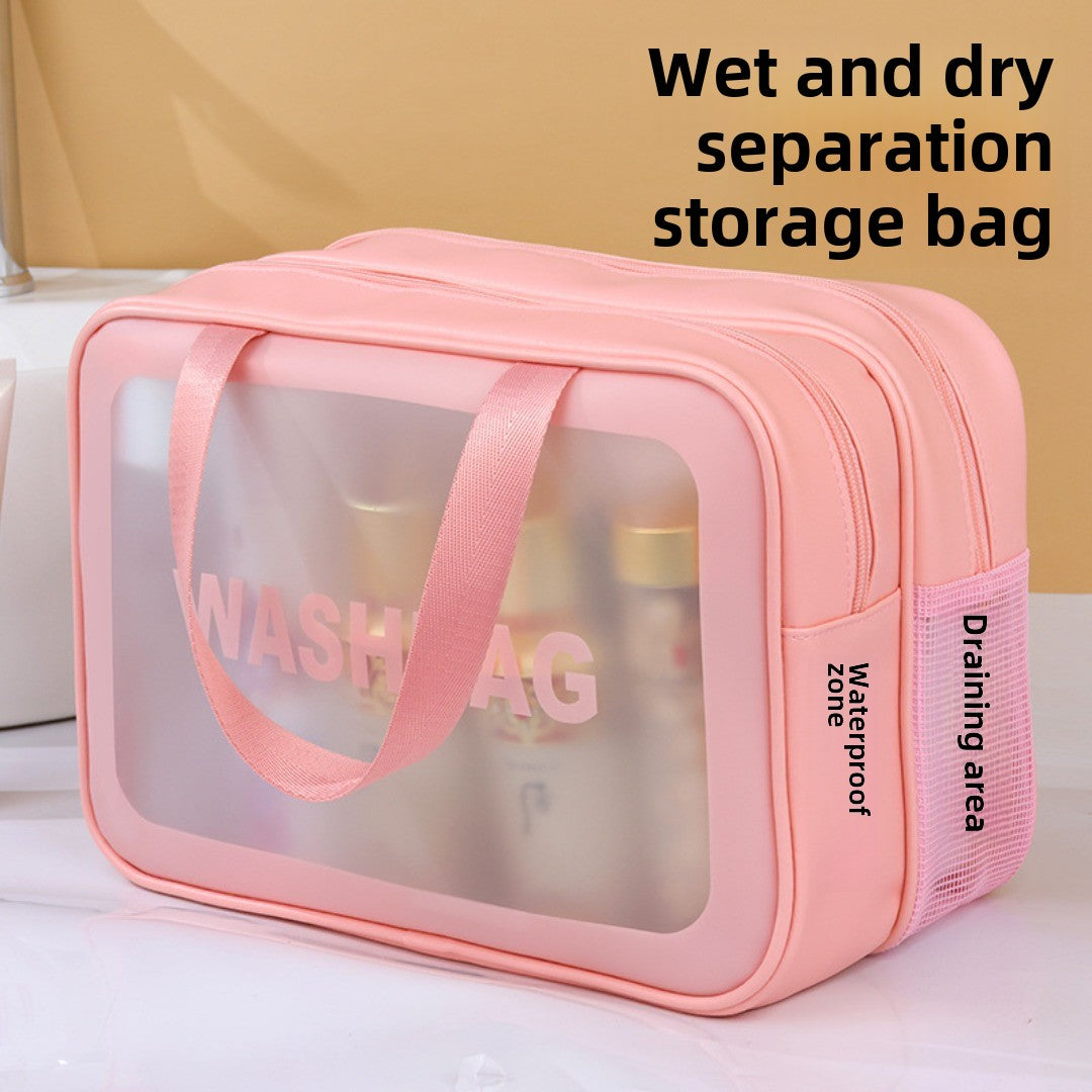 Dry & Wet Separation PVC Transparent Beach Bag