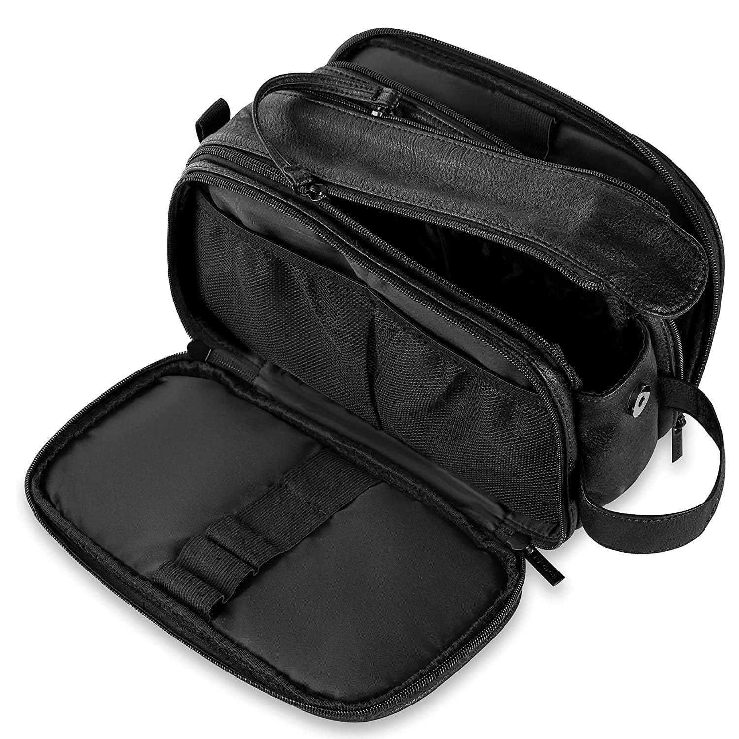 Vegan Leather Groomsmen Toiletry Dopp Kit